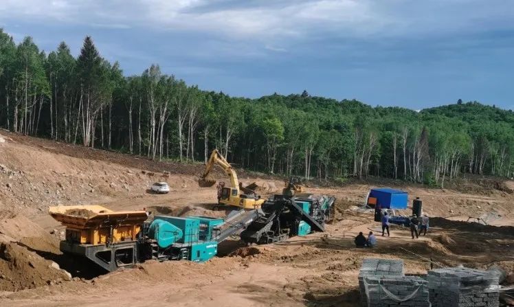 威尼克斯wac5000普石勒成套移动破碎设备助力哈伊高铁铁伊段建设