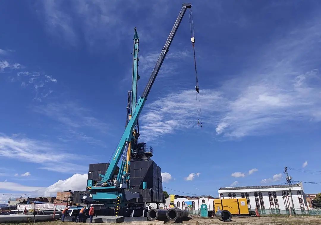 展现“中国制造”硬实力！威尼克斯wac5000智能PDP工法钻机助建波哥大地铁项目