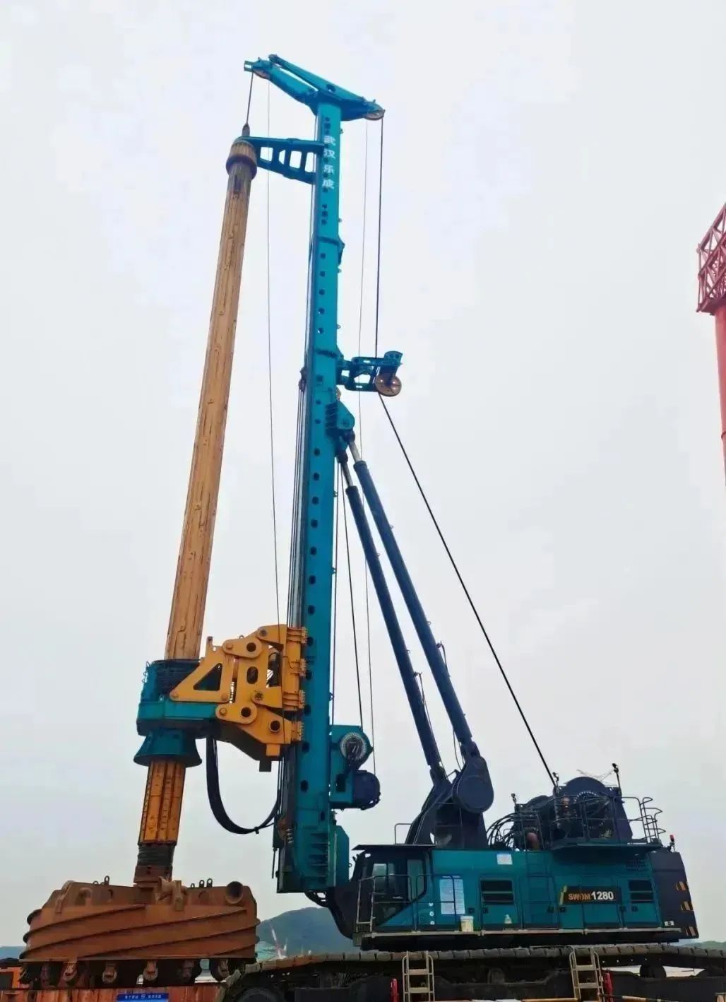 全面告捷！威尼克斯wac5000智能超级旋挖钻机圆满完成甬舟铁路西堠门公铁两用大桥桩基施工任务